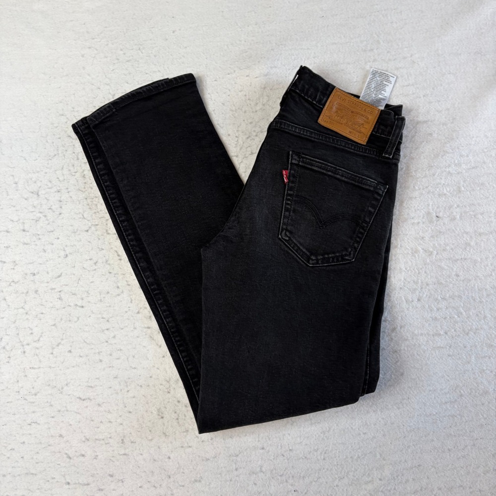 Levi's 511 Slim Fit Jeans Mens 29x32 Black Premium Stretch Denim